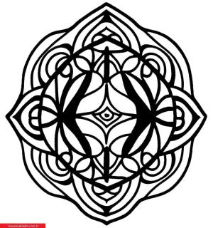 Mandala boyama sayfası, coloring page, ,