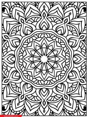Mandala boyama sayfası, coloring page, ,
