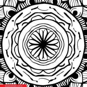 Mandala boyama sayfası, coloring page, ,