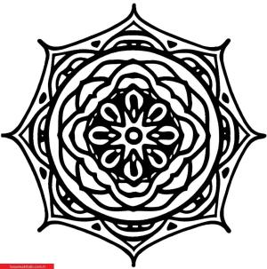 Mandala boyama sayfası, coloring page, ,