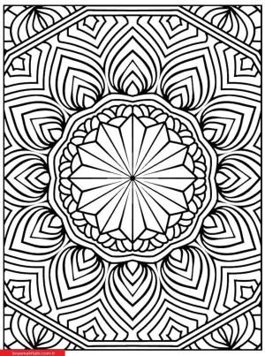 Mandala boyama sayfası, coloring page, ,