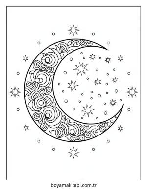 Mandala boyama sayfası – eğlenceli etkinlik, el becerilerini geliştirir