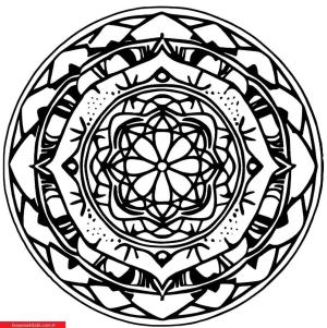Mandala boyama sayfası, coloring page, ,
