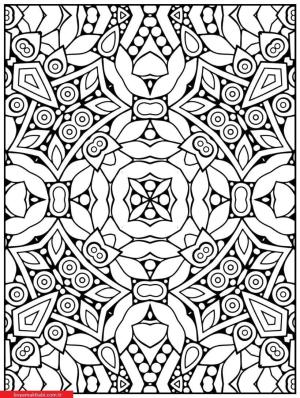 Mandala boyama sayfası, coloring page, ,