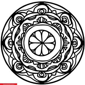 Mandala boyama sayfası, coloring page, ,