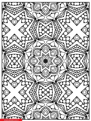 Mandala boyama sayfası, coloring page, ,