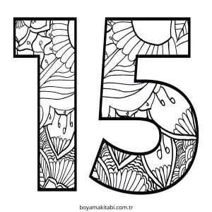 Mandala boyama sayfası – sevimli karakter, sanatsal çalışma