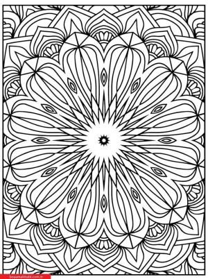 Mandala boyama sayfası, coloring page, ,