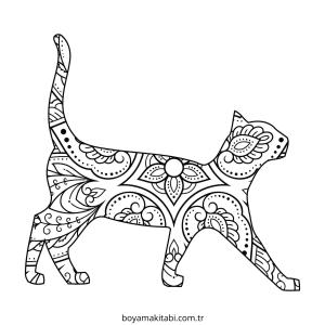 Mandala boyama sayfası – kolay boyama, eğitici aktivite