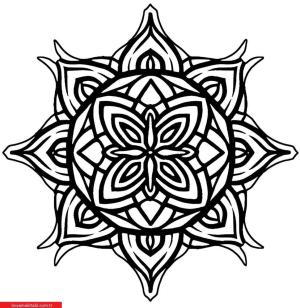 Mandala boyama sayfası, coloring page, ,
