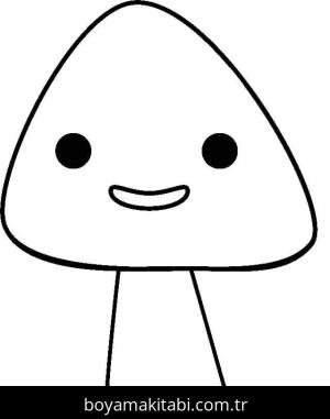 Mantar boyama sayfası – evde etkinlik, ücretsiz yazdır