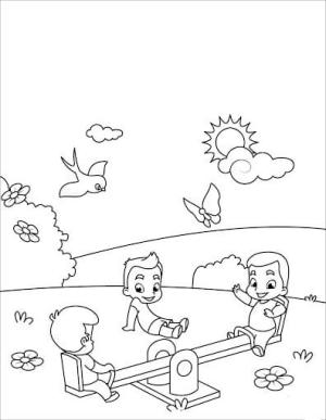 Manzara boyama sayfası,  coloring page, Doğa Manzarası, 