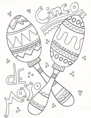 Marakas boyama sayfası,  coloring page, Temel Marakas, 