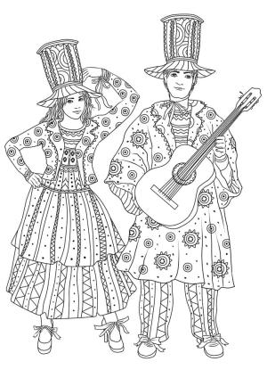 Mardi Gras boyama sayfası,  coloring page, Mardi Gras Resimleri, 