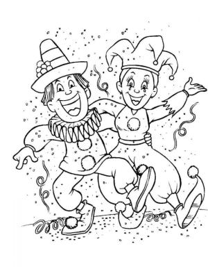 Mardi Gras boyama sayfası,  coloring page, Çocuklar ve Mardi Gras, 