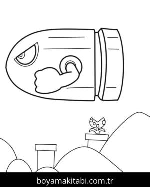 Mario Kart boyama sayfası – boyama etkinliği, çocuk aktivitesi