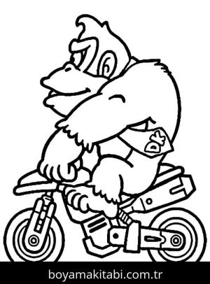 Mario Kart boyama sayfası – eğitici aktivite, yaratıcılık