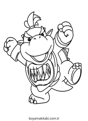 Mario boyama sayfası – el becerilerini geliştirir, boyama çalışması