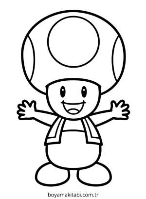 Mario boyama sayfası – eğitici aktivite, yaratıcılık