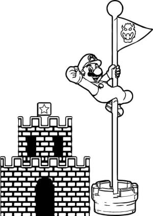 Mario boyama sayfası,  coloring page, Mario Bitiriciliği, 