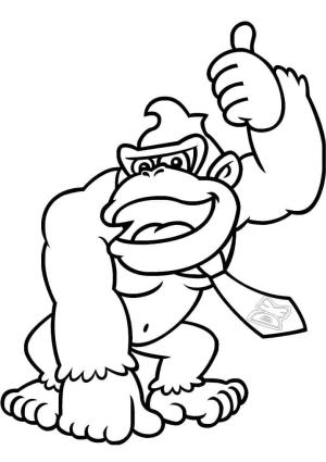 Mario boyama sayfası,  coloring page, Eşek Kong Ülke İadeleri, 