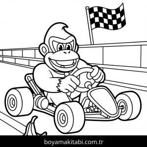 Mario boyama sayfası – okul öncesi, evde etkinlik