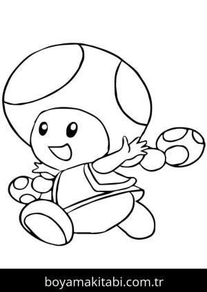 Mario boyama sayfası – renkli çizimler, okul öncesi