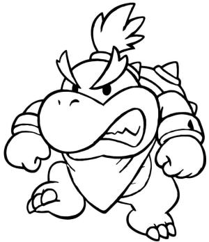 Mario boyama sayfası,  coloring page, Bebek Okçu, 