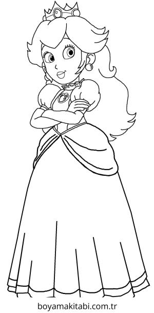 Mario boyama sayfası – keyifli zaman, renkli çizimler