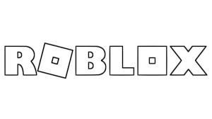 Marka boyama sayfası,  coloring page, Roblox Logosu, 