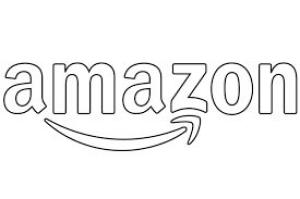 Marka boyama sayfası,  coloring page, Amazon Logosu, 