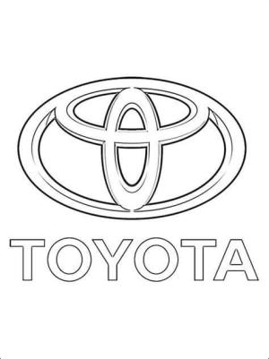 Marka boyama sayfası,  coloring page, Toyota Logosu, 