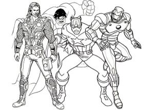 Marvel boyama sayfası,  coloring page, Marvel Evreninin en iyi savunucuları, 