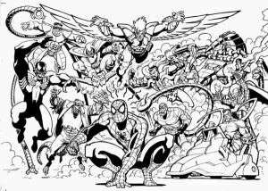 Marvel boyama sayfası,  coloring page, Süper Marvel Evreni, 