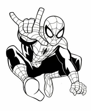 Marvel boyama sayfası,  coloring page, Efsanevi Örümcek Adam, 