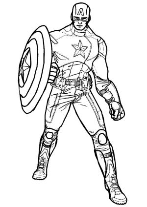 Marvel boyama sayfası,  coloring page, İnsanlar için özgürlüğün simgesi, 