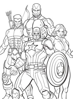 Marvel boyama sayfası,  coloring page, Marvel 1’i çiz, 