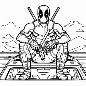 Marvel boyama sayfası,  coloring page, Marvel 4’i çiz, 