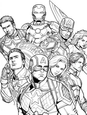 Marvel boyama sayfası,  coloring page, Marvel resmi çiz, 