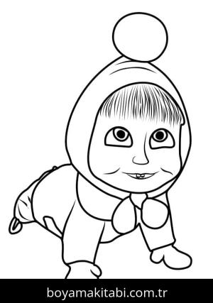 Maşa ile Koca Ayı Boyama