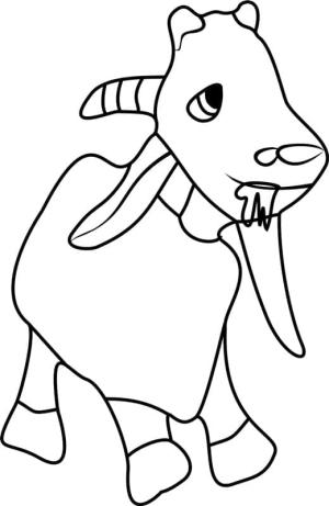 Maşa ile Koca Ayı boyama sayfası,  coloring page, Maşa ve Ayı’daki Keçi, 