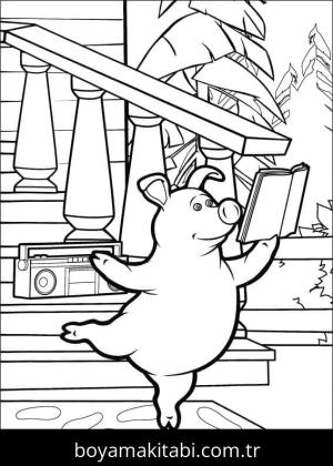 Maşa ile Koca Ayı Boyama