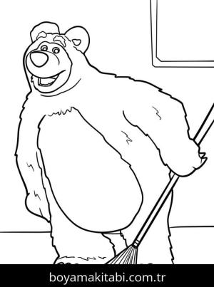 Maşa ile Koca Ayı Boyama