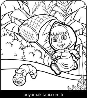 Maşa ile Koca Ayı Boyama