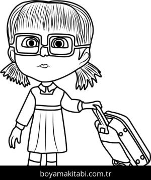 Maşa ile Koca Ayı boyama sayfası – boyama çalışması, yaratıcılığı geliştirir