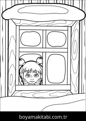 Maşa ile Koca Ayı Boyama