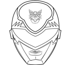 Maske boyama sayfası,  coloring page, Ranger maskesi, 