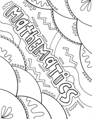 Matematik boyama sayfası,  coloring page, Matematik, 