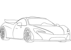 McLaren boyama sayfası,  coloring page, McLaren’ın Serbest çizimi, 