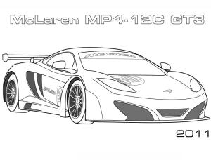 McLaren boyama sayfası,  coloring page, McLaren 570S Tasarımı, 